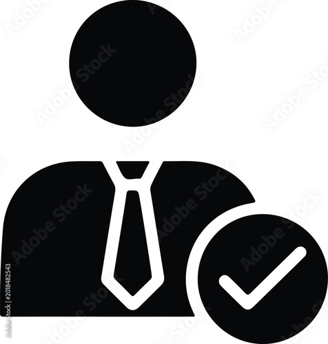 Foto Approved user icon