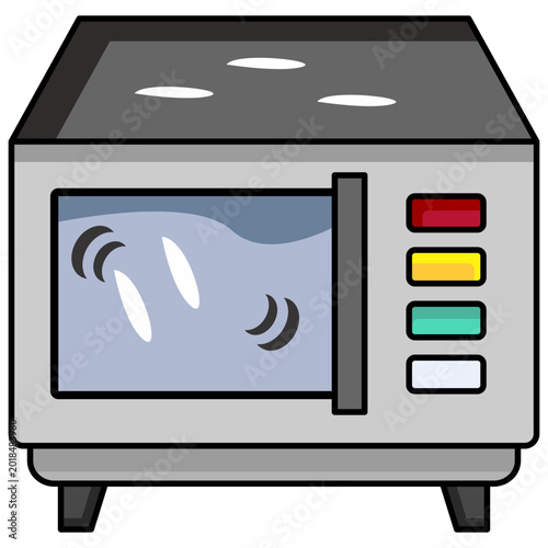 Tableau sur toile Microwave