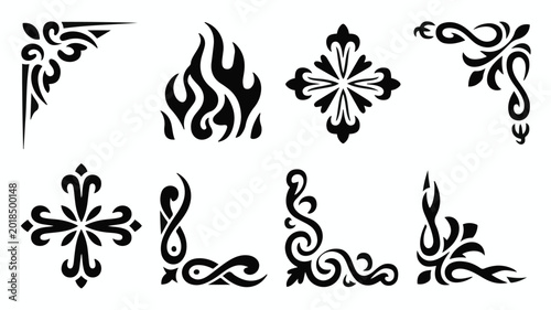 Ornate Black Tattoo Designs
