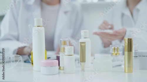 Innovative Skincare Research and Development in a Modern Cosmetic Laboratory Collaborative Environment Professional Insight