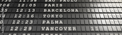 Airport, arrival and departure board, travel destinations, flights, boarding information. Flight status, gates, airlines, boarding, delayed cancelled. Travel information, passengers, tourism.