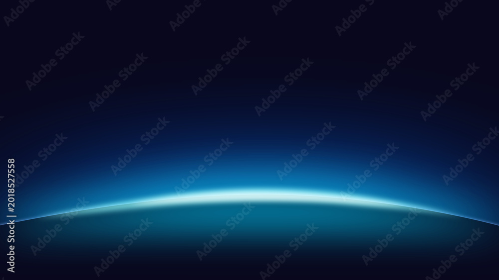 Fototapeta premium 宇宙空間のような幻想的な背景素材16:9
