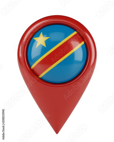 Explore Congo Republic with this 3D map pointer icon featuring the national flag for travel adventure and discovery Free Download Explore Congo Republic with this 3D map pointer icon featuring the national flag for travel adventure and discovery - GFXLoad