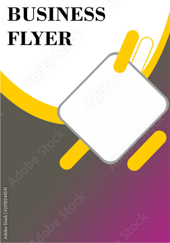BUSINESS FLYER VECTOR ART