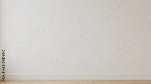 Fotografía empty room with white walls and wooden floor.