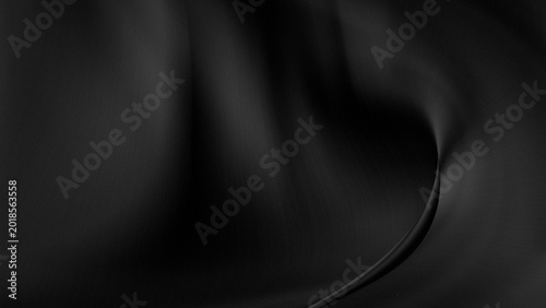 Foto abstract solid black background with very fine gray gradient and textured very s
