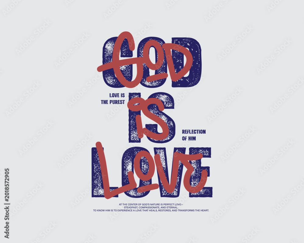Fototapeta premium Christianity Bible inspired streetwear design template graphic tee