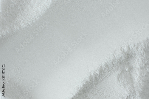 Bild auf Leinwand Soda powder sodium bicarbonate surface