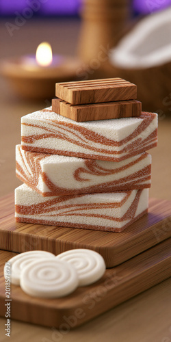 Homemade Marble Cake Dessert and Bakery Photography