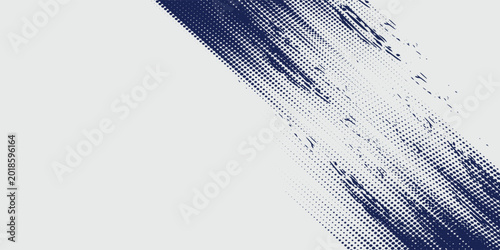 Bild auf Leinwand Abstract halftone wave dots background
