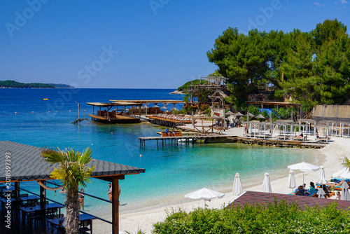 Ksamil , touristic resort in Albania