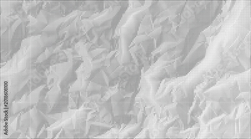 Bild auf Leinwand Wrinkled white fabric texture fills the entire frame with crumpled patterns