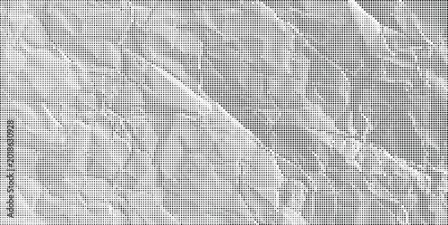 Fotografie The crumpled white paper texture fills the entire frame with deep creases