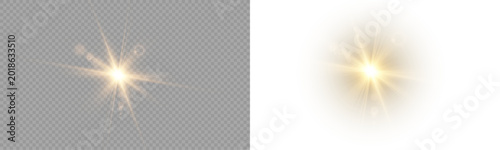 Photos Vector transparent light flare, sunlight special lens flare light effect