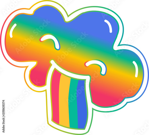 rainbow in the sky