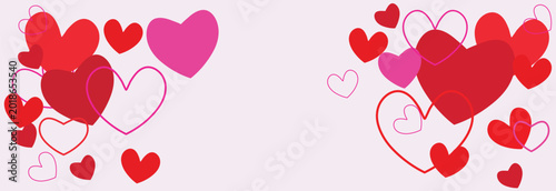 Romantic Heart Background for Valentine’s Day