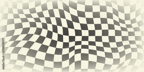 Photos Trippy checkerboard background