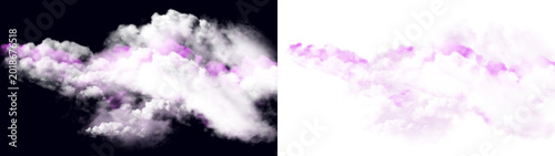 Foto Microscopic view of purple-stained biological tissue sample, close-up microscopy
