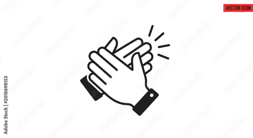 Obraz premium Hand gesture with index finger pointing.