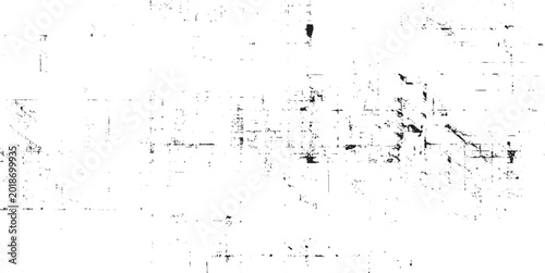 Fotografia Abstract scratched cracked dust and scuffs texture grunge  black and white scratch dust crack wall white dust texture of Subtle grain texture overlay