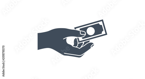 Hand holding a credit card.