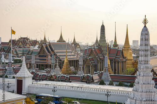 Canvas Print Wat Phra Kaew is a temple without resident monks, located in Bangkok, Thailand