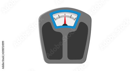 Photos A simple graphic of a weight scale with a needle pointing to a reading