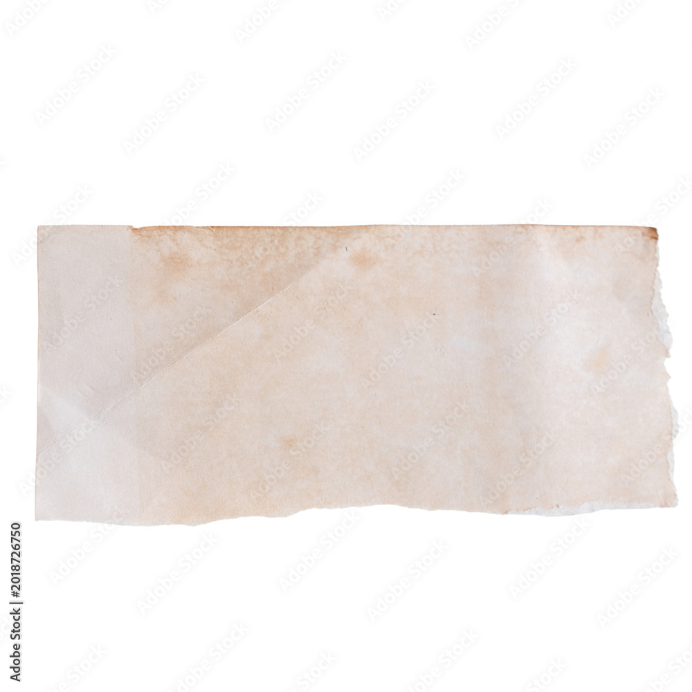 Obraz premium Aged Paper Fragment: Vintage Texture Element