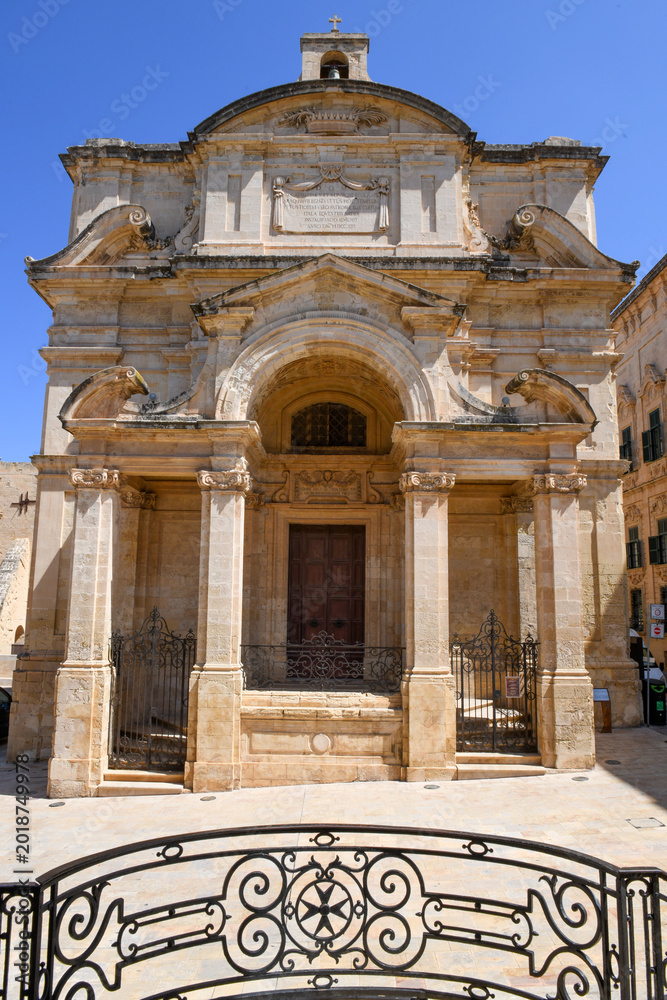 Obraz premium View at the town of La Valletta on Malta