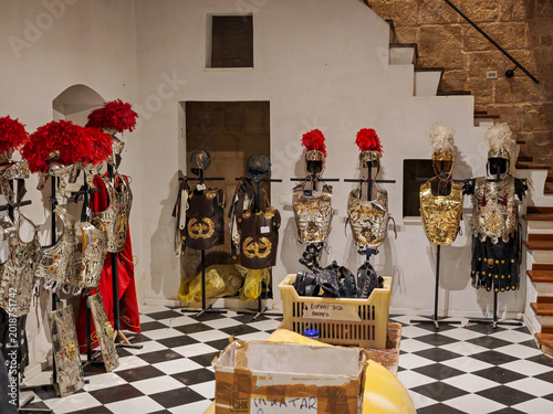 View at easter costume of La Valletta on Malta