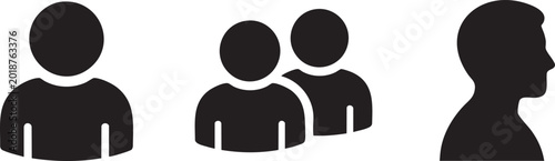 Tableau sur toile Human Resources Management People Recruitment Icon