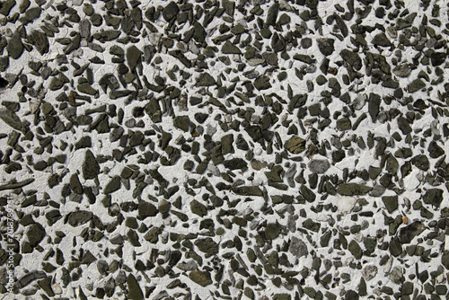 Polished stone or marble flooring used in home decoration.