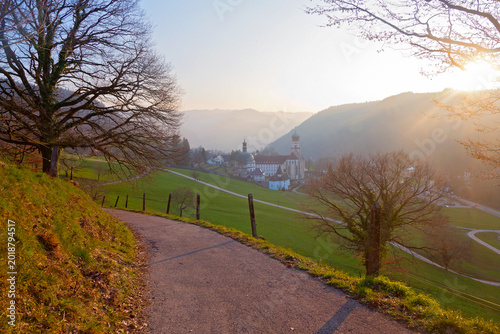 St. Trudpert Monastery, Münstertal, Black Forest, Baden-Württemberg, Germany

