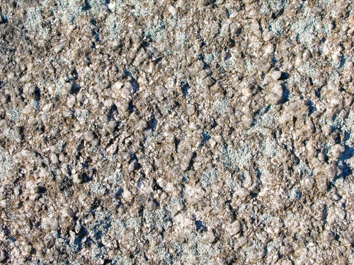 Granite, natural unprocessed rough stone. Detailed structure. Close up.