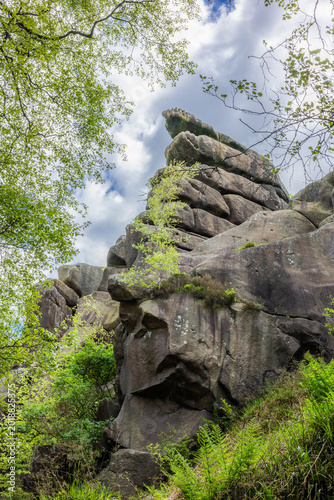 Black Rocks, is a small outcrop of ashover gritstone, between Cromford and Wirksworth in Derbyshire, the Peak District, England. 