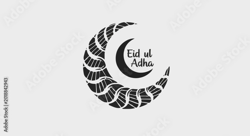 Elegant Crescent Moon with 