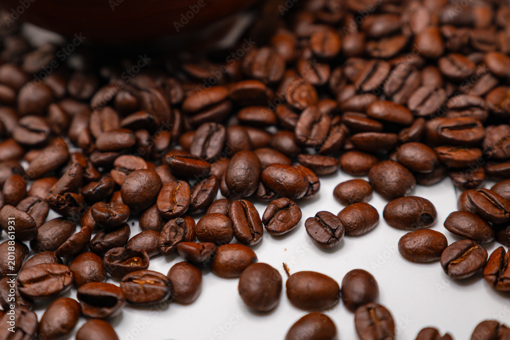 Fototapeta premium coffee beans background