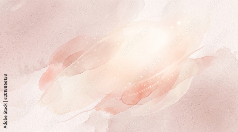 Fototapeta premium Minimal pale blush texture with delicate glowing light and soft elegant abstract composition