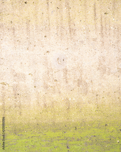 Schilderij op canvas High key green concrete texture background with soft weathered surface