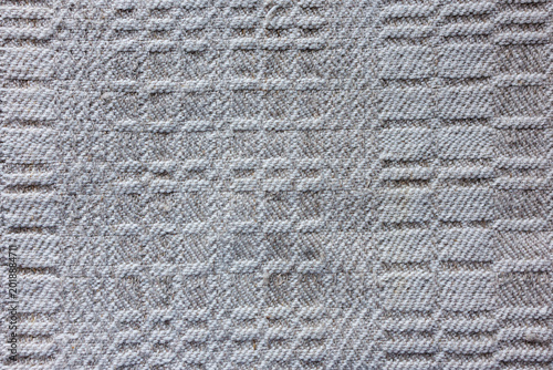 Schilderij op canvas Traditional homespun linen cloth texture woven on a loom