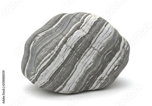 Intricate patterns on a weathered gneiss rock surface