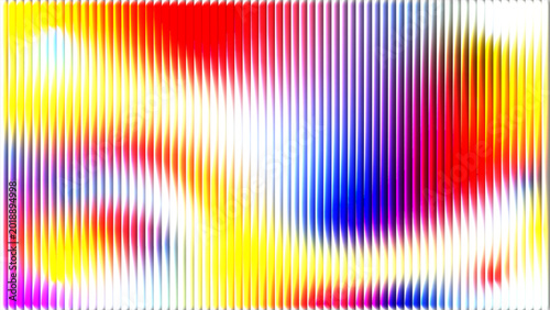 Obraz na plátně Creative spectrum light bars background with dynamic vertical lines