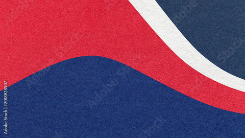 Abstract dark blue textured paper background with red white waves with copy space for banner, presentation. template