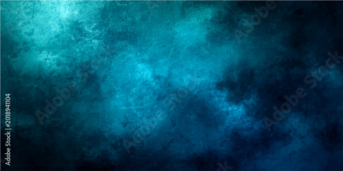 Photos Vector Abstract textured background with moody teal and blue smoky effect creates an atmosphere of mystery and tranquility