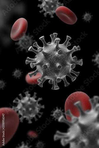 Hantavirus 2026. Andes virus close up