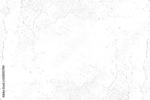Aged painted wall texture. Grainy messy overlay of empty, ageing, scratched wall. Grunge rough dirty background. Vector Illustration. Black isolated on white background. EPS10.