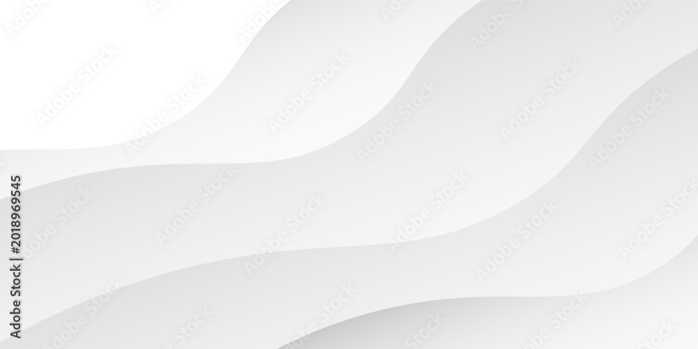 Fototapeta premium 3D Bright White Background. vector