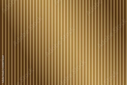 Canvas-taulu abstract vertical fluted glass texture background in luxury gold aesthetic for m