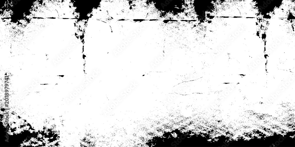 Obraz premium Abstract black and white grunge texture background with distressed ink lines and grainy stipple effects, high contrast weathered surface with organic hand drawn strokes for artistic design.