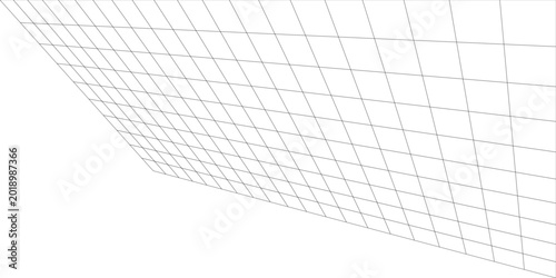 Schilderij op canvas grid square graph line full page on white paper background, paper grid square graph line texture of note book blank, grid line on paper white color, empty squared grid graph paper